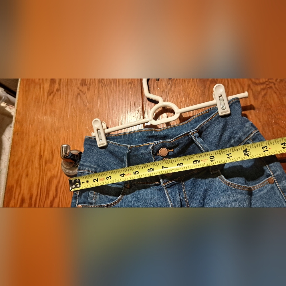 Blue Republic Capri Distressed Ripped Blue Denim - Picture 3 of 6